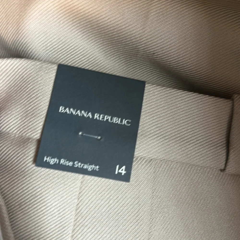 FINAL MARKDOWN NWT! Banana Republic Black Lido Straight Italian Wool Pant  💜 - Picture 13 of 13